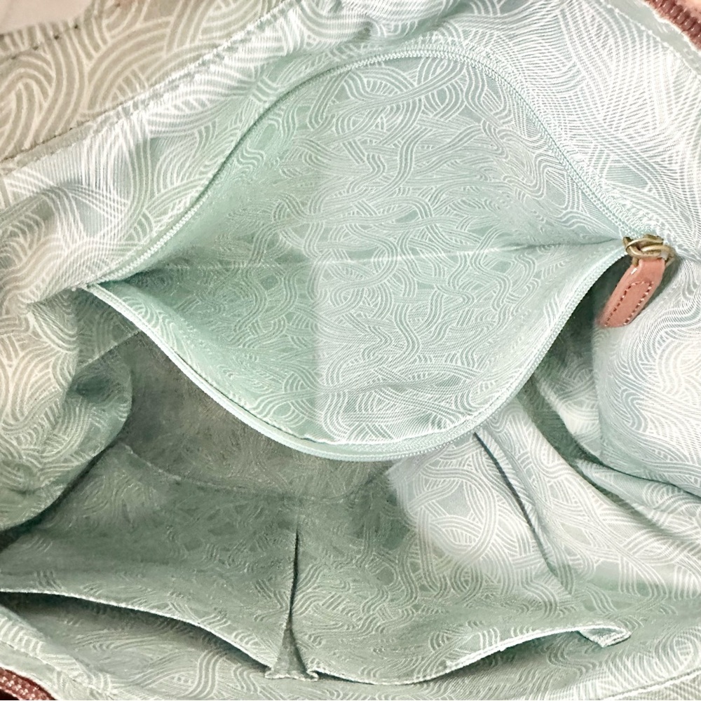 The Sak Sliver Lake Embossed Leather Vintage Finished Hobo Shoulder Bag NWT - Picture 6 of 9